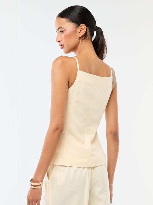 Veste sans manches à bretelles - Kiabi