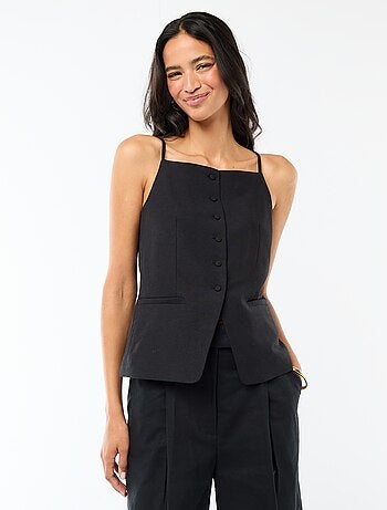 Veste sans manches à bretelles