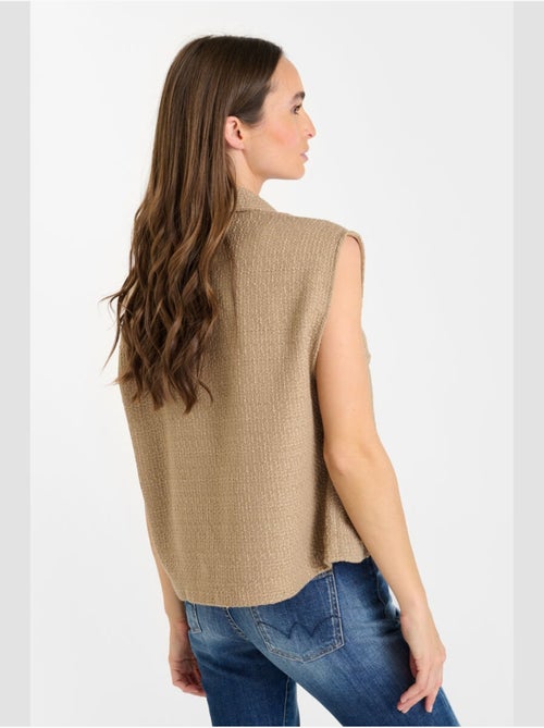 Veste sans manches arley 'le temps des cerises' - Kiabi