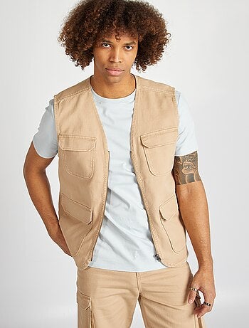 Veste sans manches avec 4 poches à rabat