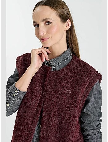 Veste sans manches badis 'le temps des cerises'