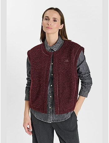 Veste sans manches badis 'le temps des cerises'