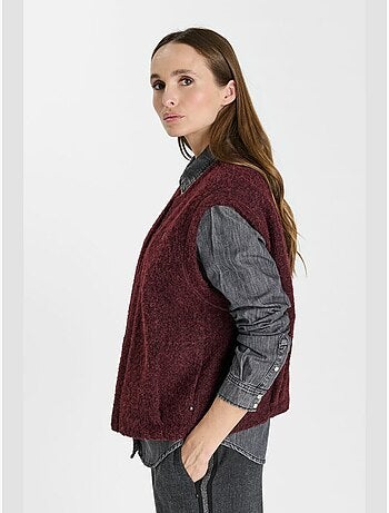 Veste sans manches badis 'le temps des cerises'