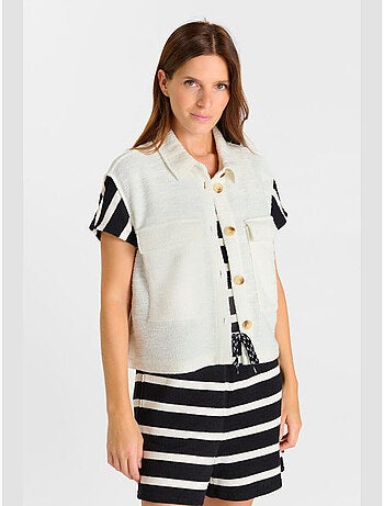 Veste sans manches bahia 'le temps des cerises'