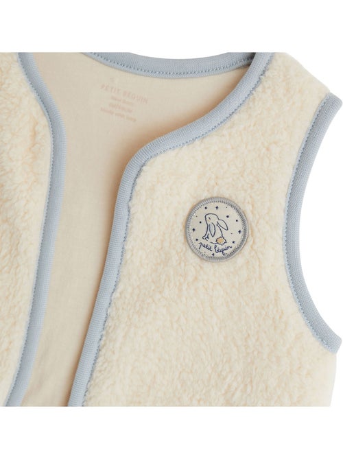Veste sans manches bébé en sherpa voix lactée - Kiabi Veste sans manches bébé en sherpa voix lactée - Kiabi