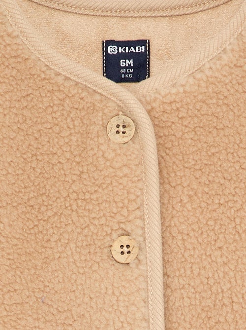 Veste sans manches effet moutonné - Kiabi Veste sans manches effet moutonné - Kiabi