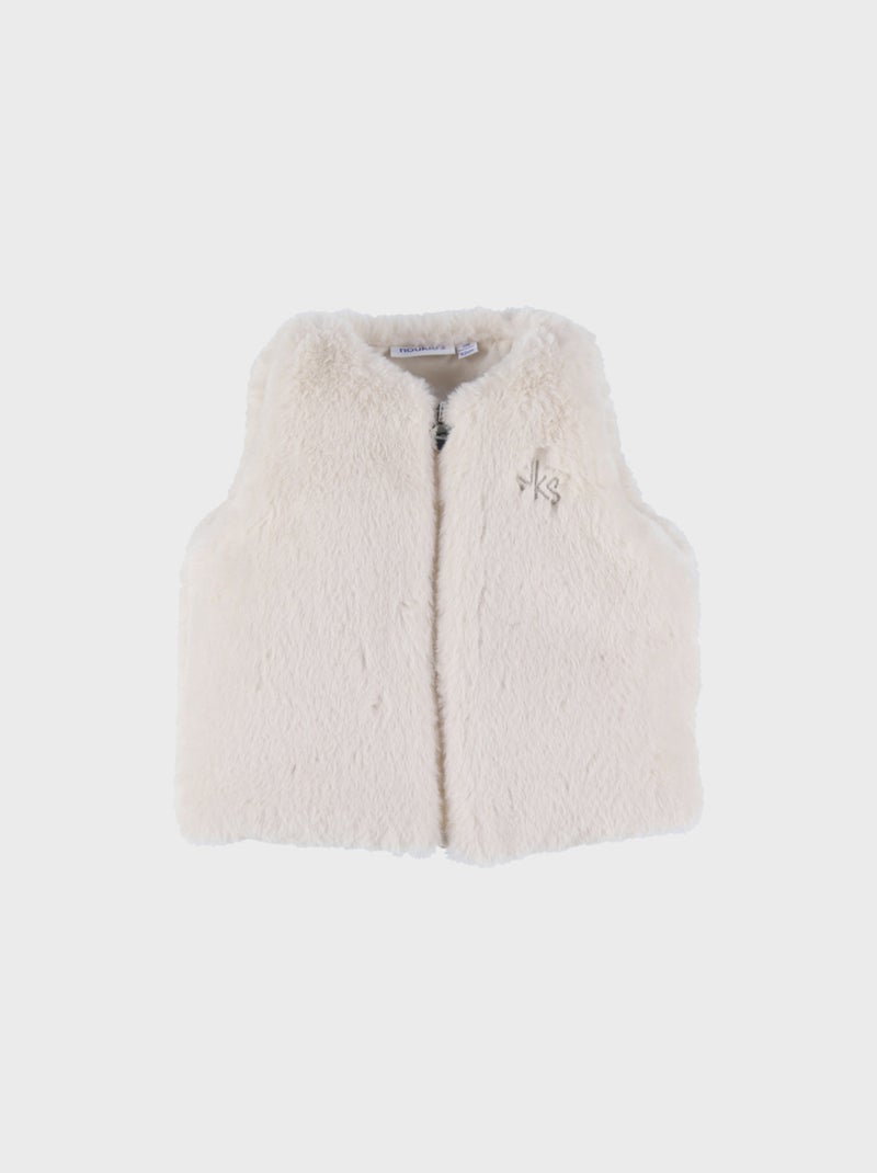 Veste sans manches en Groloudoux® Noukie's Beige - Kiabi