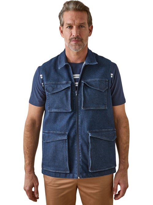 Veste sans manches en jean - DAXON - Kiabi Veste sans manches en jean - DAXON - Kiabi
