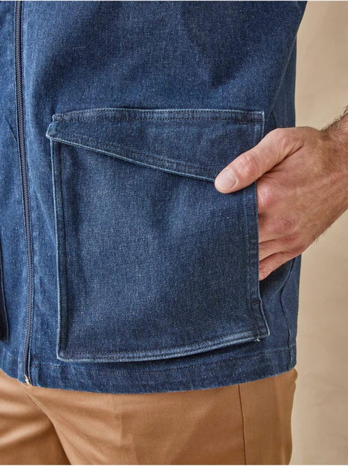 Veste sans manches en jean - DAXON - Kiabi Veste sans manches en jean - DAXON - Kiabi