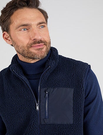 Veste sans manches en maille moutonnée - Damart