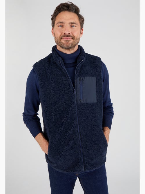 Veste sans manches en maille moutonnée - Damart - Kiabi