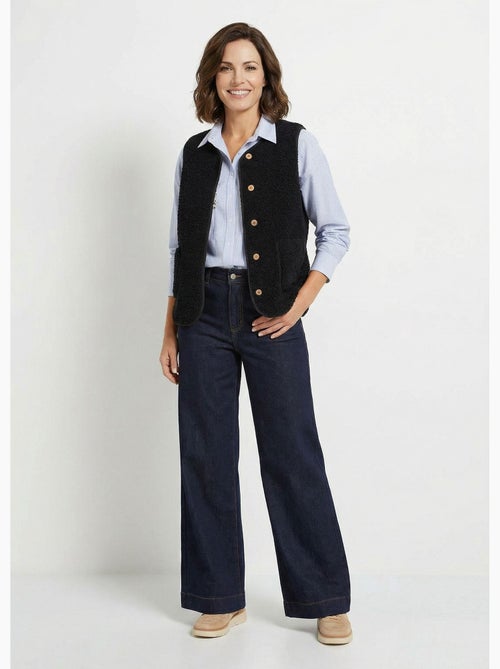 Veste sans manches en sherpa intérieur velouté - Afibel - Kiabi
