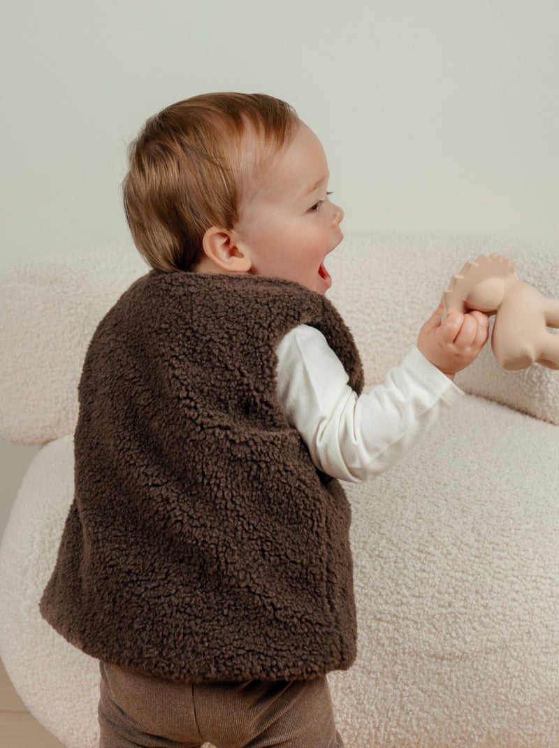 Veste sans manches en Sherpa Noukie's Marron - Kiabi