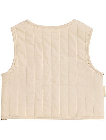 Veste sans manches enfant en popeline Poésie d'été