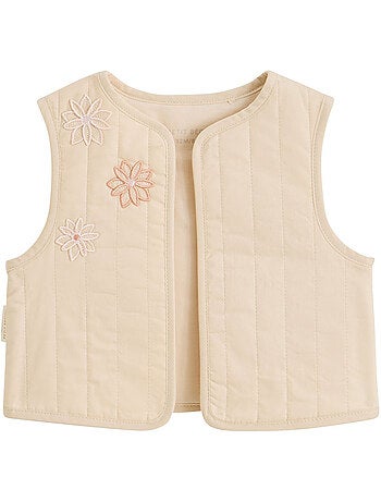 Veste sans manches enfant en popeline Po?sie d'?t?
