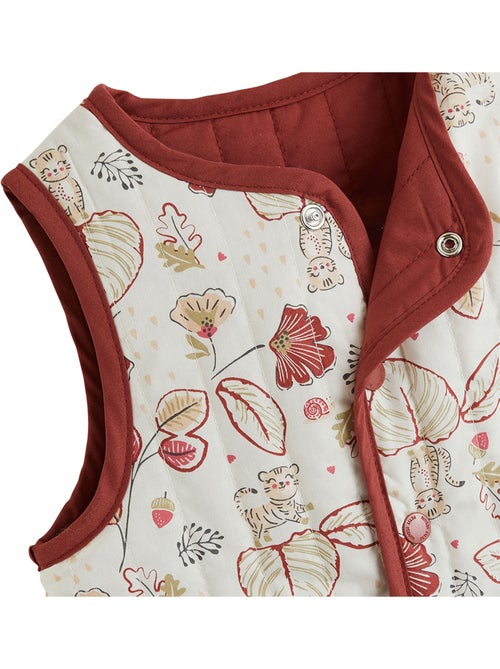 Veste sans manches enfant réversible en coton matelassé léa - Kiabi Veste sans manches enfant réversible en coton matelassé léa - Kiabi