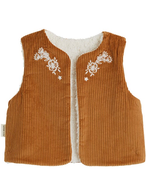 Veste sans manches enfant réversible en sherpa cléo - Kiabi Veste sans manches enfant réversible en sherpa cléo - Kiabi