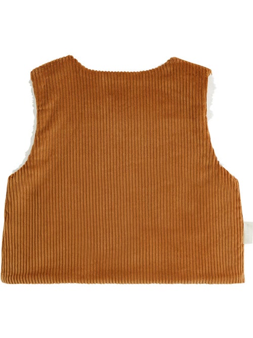 Veste sans manches enfant réversible en sherpa cléo - Kiabi Veste sans manches enfant réversible en sherpa cléo - Kiabi