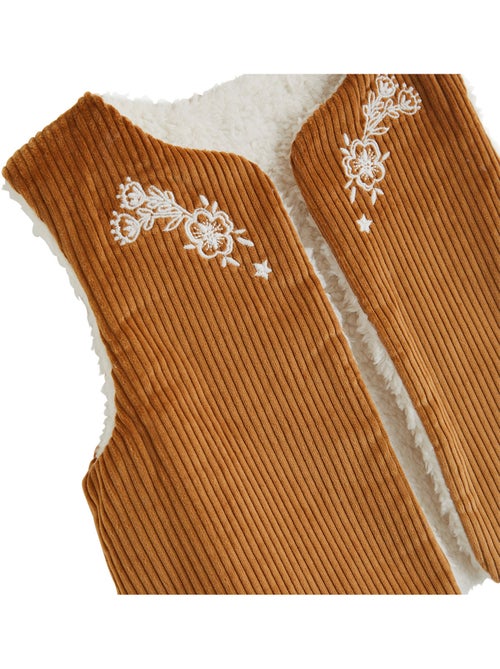 Veste sans manches enfant réversible en sherpa cléo - Kiabi Veste sans manches enfant réversible en sherpa cléo - Kiabi