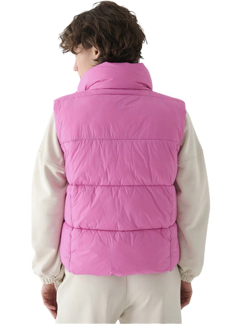 Veste sans manches f140 - 4f Rose - Kiabi