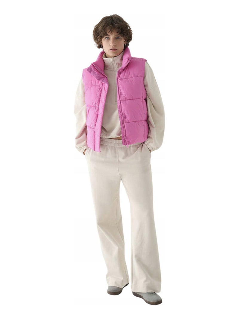 Veste sans manches f140 - 4f Rose - Kiabi