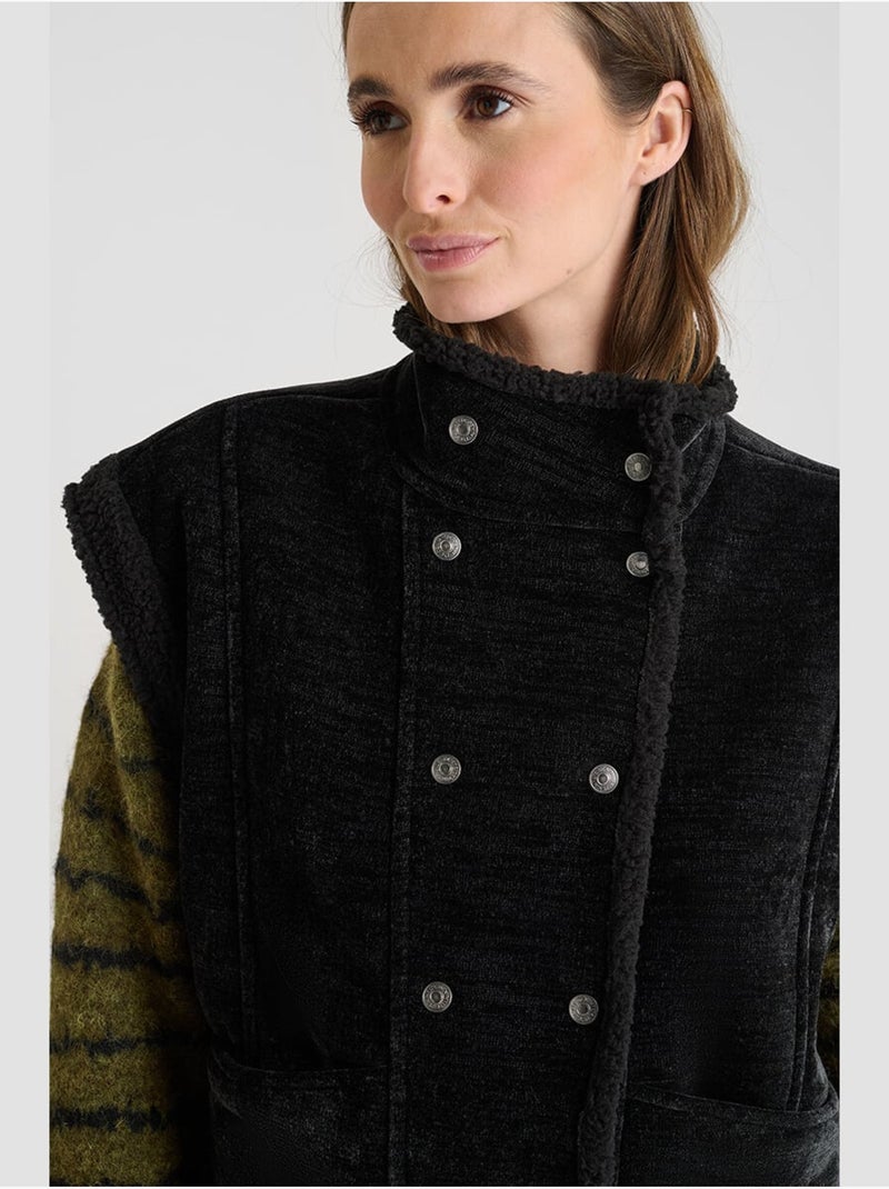 Veste sans manches FUJI 'Le Temps Des Cerises' Noir - Kiabi