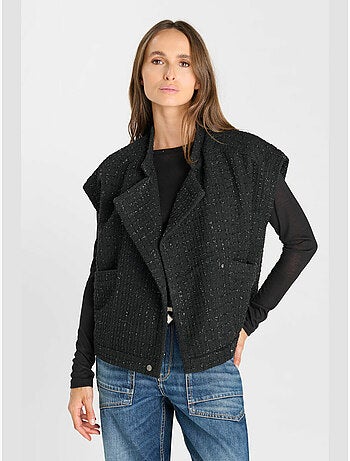 Veste sans manches funi 'le temps des cerises'