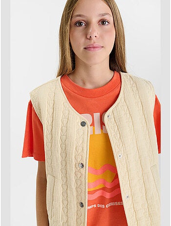 Veste sans manches GUDRAGI 'Le Temps Des Cerises'