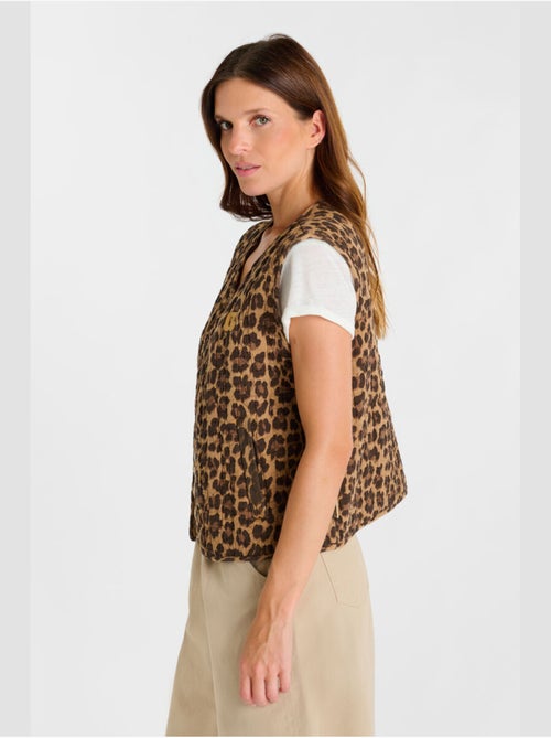 Veste sans manches gudro 'le temps des cerises' - Kiabi