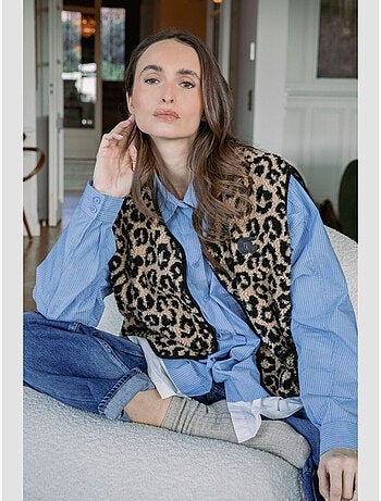 Veste sans manches GUDRU 'Le Temps Des Cerises'