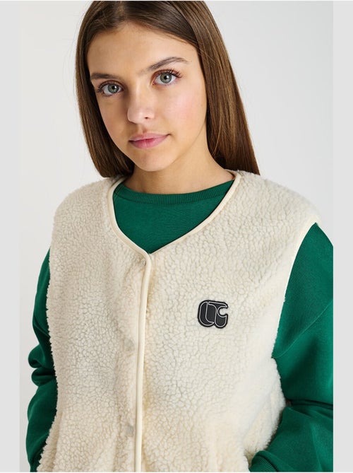 Veste sans manches GUDRUGI 'Le Temps Des Cerises' - Kiabi Veste sans manches GUDRUGI 'Le Temps Des Cerises' - Kiabi