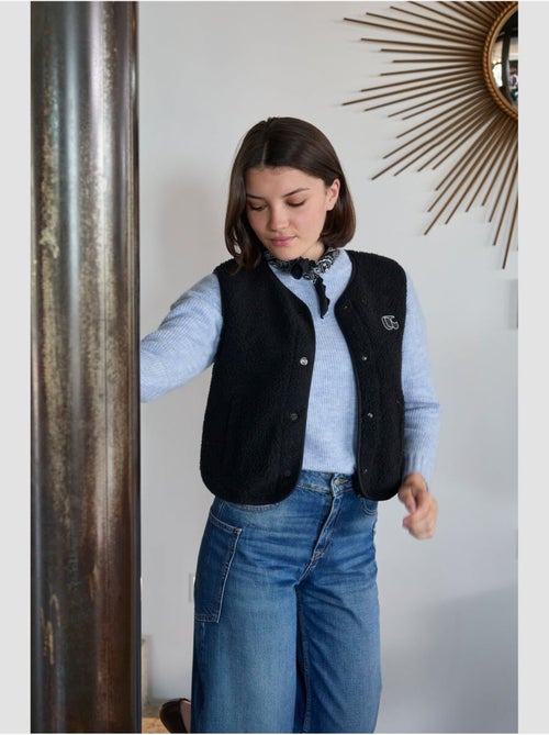 Veste sans manches gudrugi 'le temps des cerises' - Kiabi Veste sans manches gudrugi 'le temps des cerises' - Kiabi