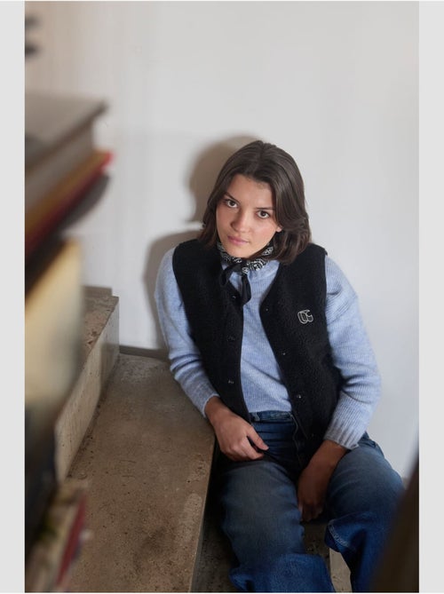 Veste sans manches gudrugi 'le temps des cerises' - Kiabi Veste sans manches gudrugi 'le temps des cerises' - Kiabi