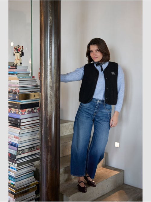 Veste sans manches gudrugi 'le temps des cerises' - Kiabi Veste sans manches gudrugi 'le temps des cerises' - Kiabi