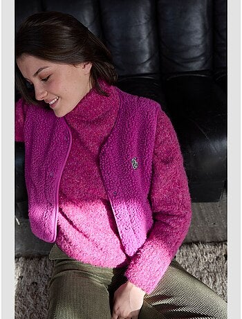 Veste sans manches gudrugi 'le temps des cerises'