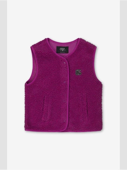 Veste sans manches gudrugi 'le temps des cerises' - Kiabi Veste sans manches gudrugi 'le temps des cerises' - Kiabi
