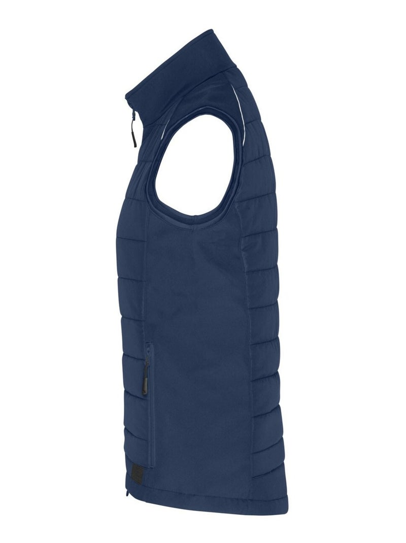 Veste sans manches hybrid - james and nicholson Bleu marine - Kiabi
