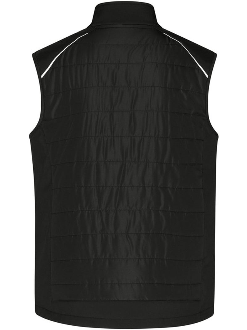 Veste sans manches hybrid - james and nicholson Noir - Kiabi