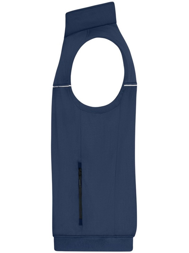 Veste sans manches hybrid workwear - james and nicholson Bleu marine - Kiabi