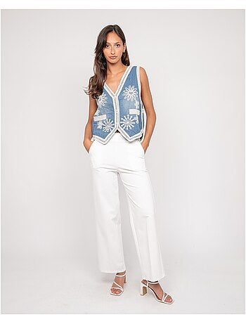 Veste sans manches jeans UTESS