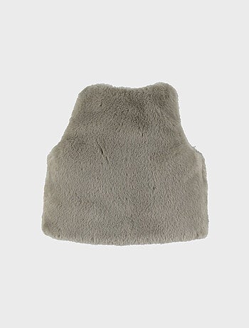 Veste sans manches kaki en Groloudoux® Noukie's