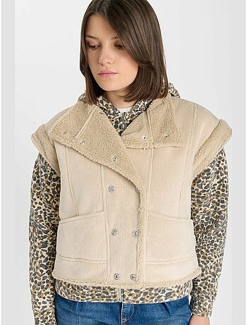 Veste sans manches maliagi 'le temps des cerises'