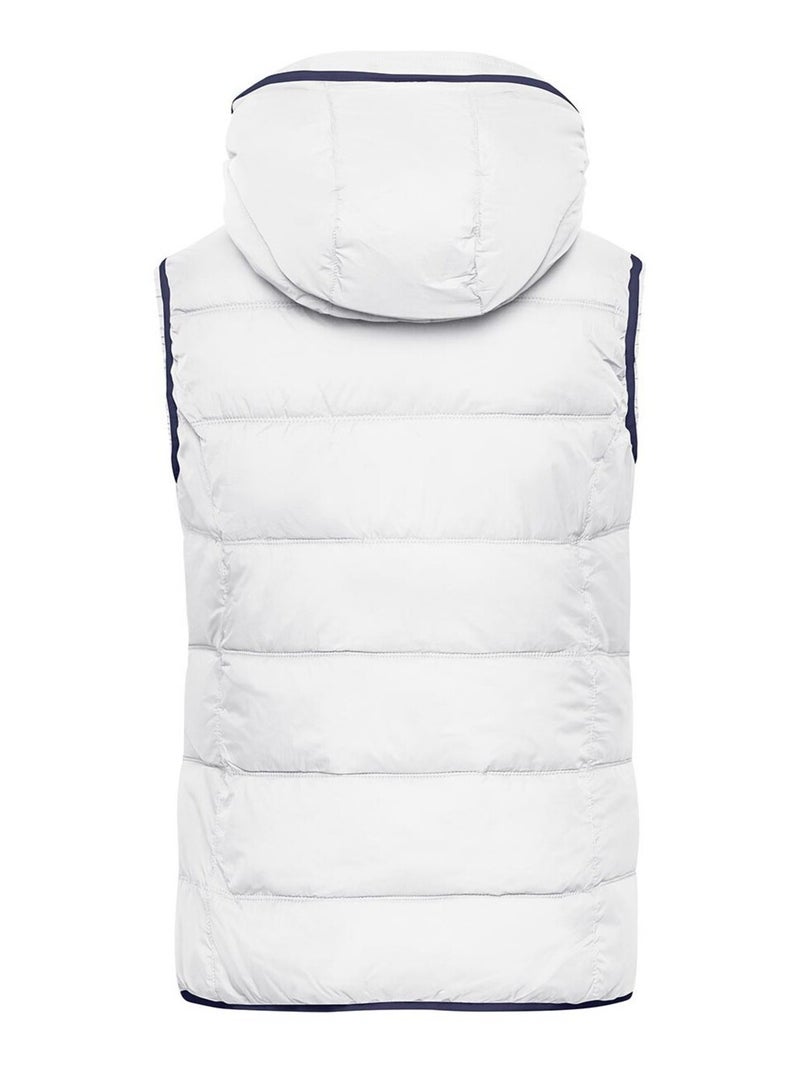 Veste sans manches maritime - james and nicholson Blanc Bleu - Kiabi