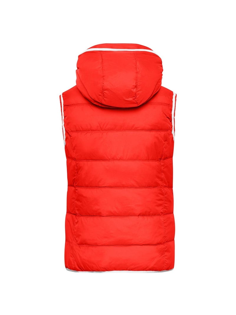 Veste sans manches maritime - james and nicholson Blanc Rouge Blanc - Kiabi