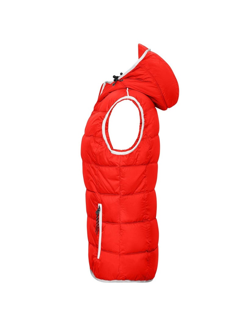 Veste sans manches maritime - james and nicholson Blanc Rouge Blanc - Kiabi