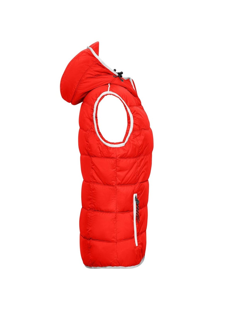 Veste sans manches maritime - james and nicholson Blanc Rouge Blanc - Kiabi