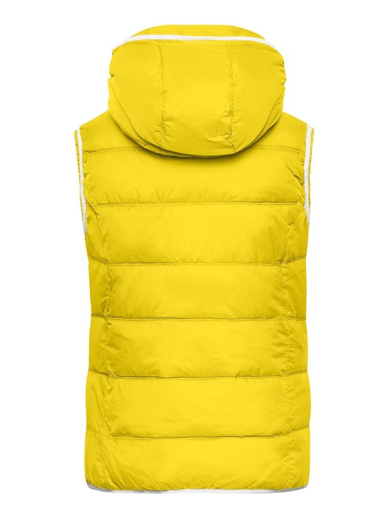 Veste sans manches maritime - james and nicholson Jaune moutarde - Kiabi