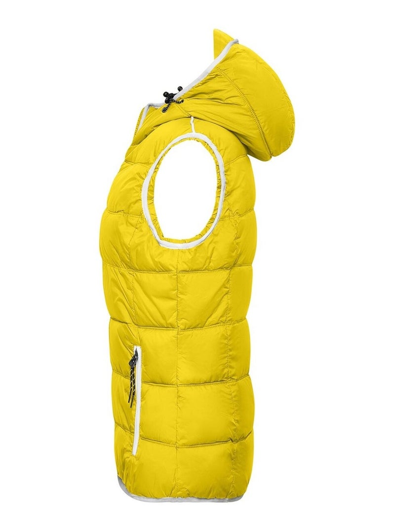 Veste sans manches maritime - james and nicholson Jaune moutarde - Kiabi