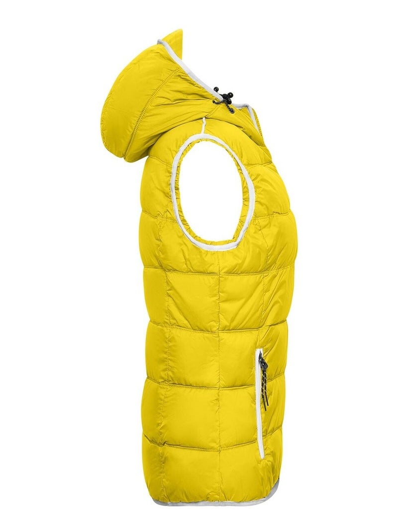 Veste sans manches maritime - james and nicholson Jaune moutarde - Kiabi