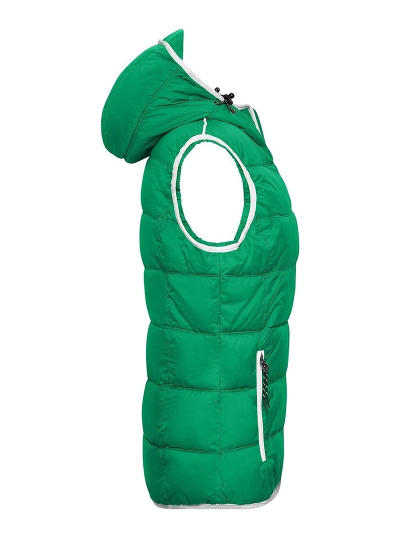 Veste sans manches maritime - james and nicholson Vert - Kiabi